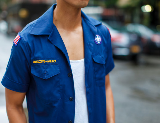 oh anthonio - Anthony Urbano - vintage boy scouts shirt outfit