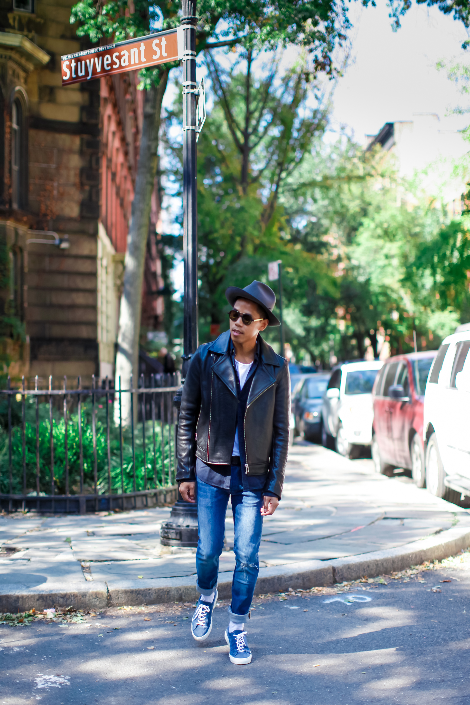 how to style a leather jacket