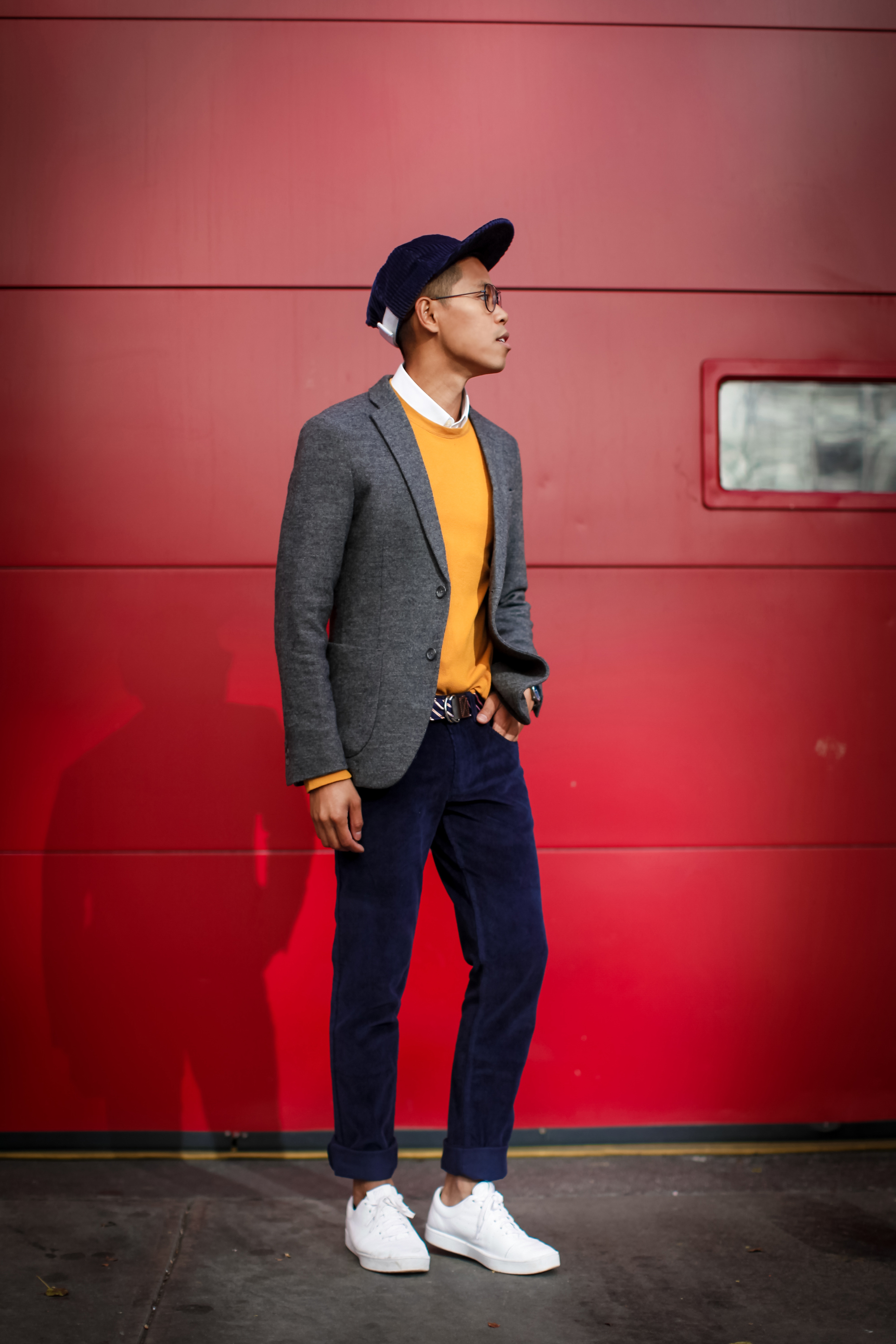 how to style a wool blazer