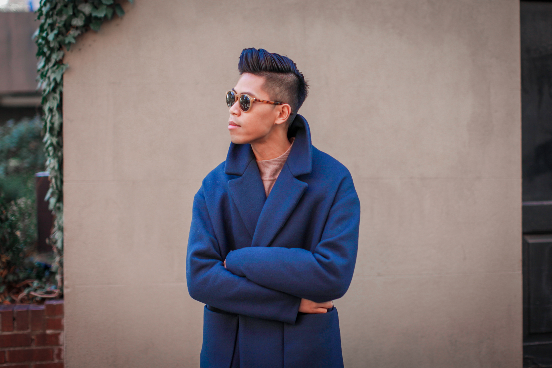 how to wear the oversized coat