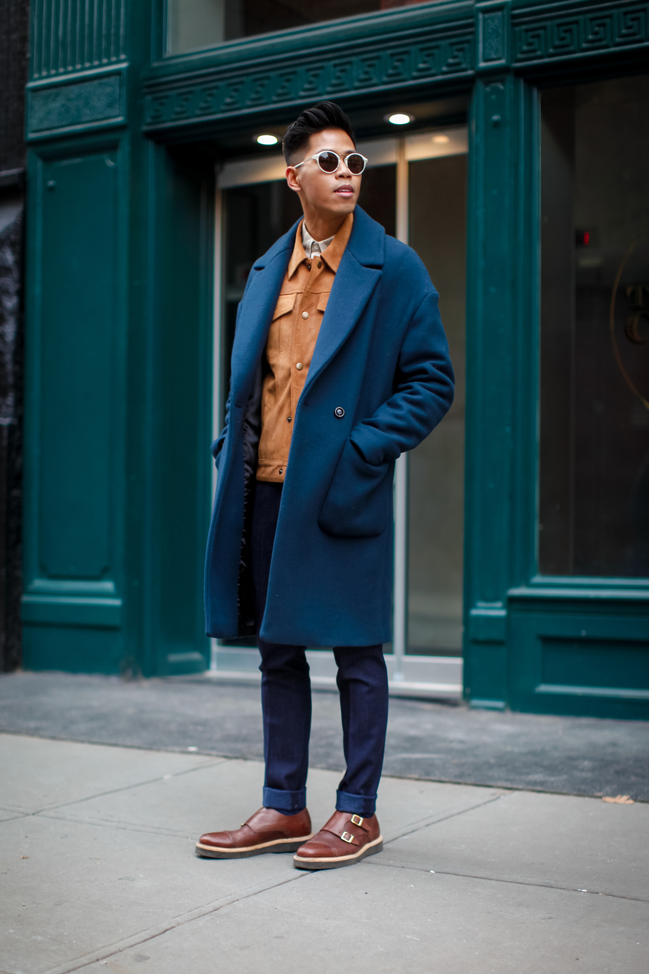 how to pull off the double jacket