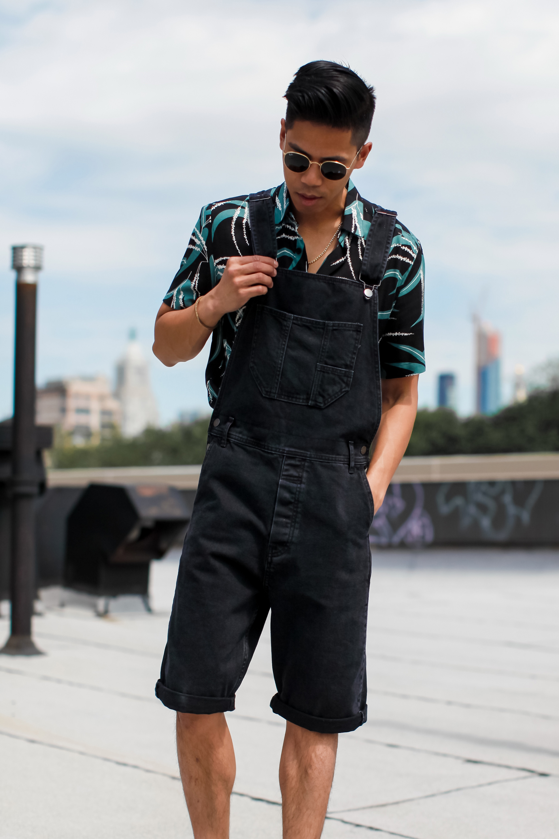 mens shortalls