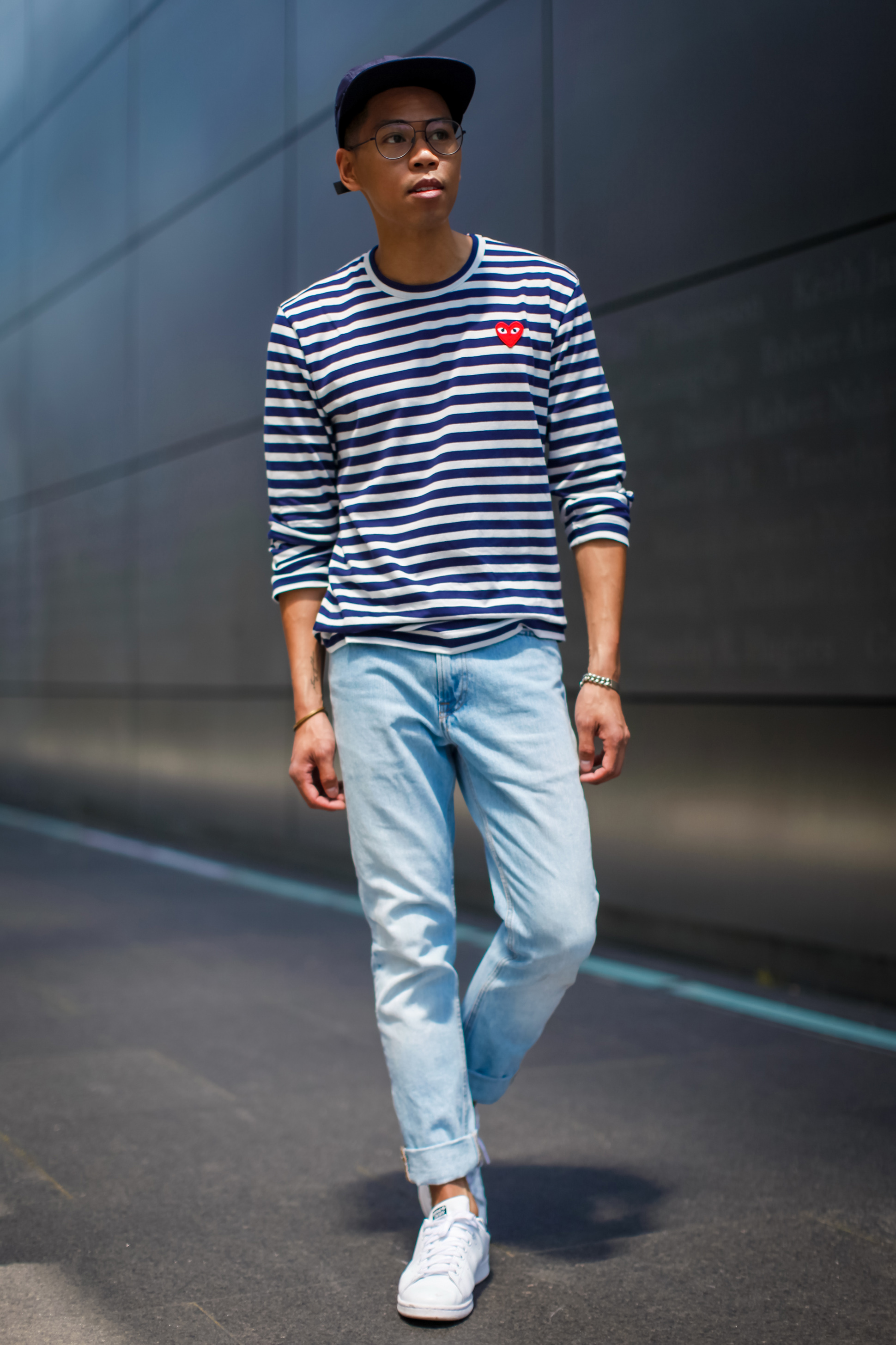 how to wear stripes for guys