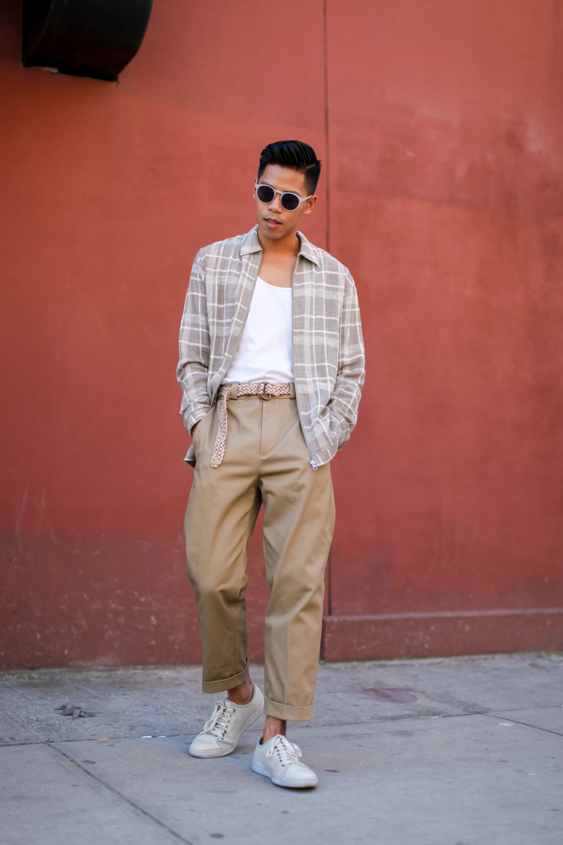 mens high waisted pants trend street style