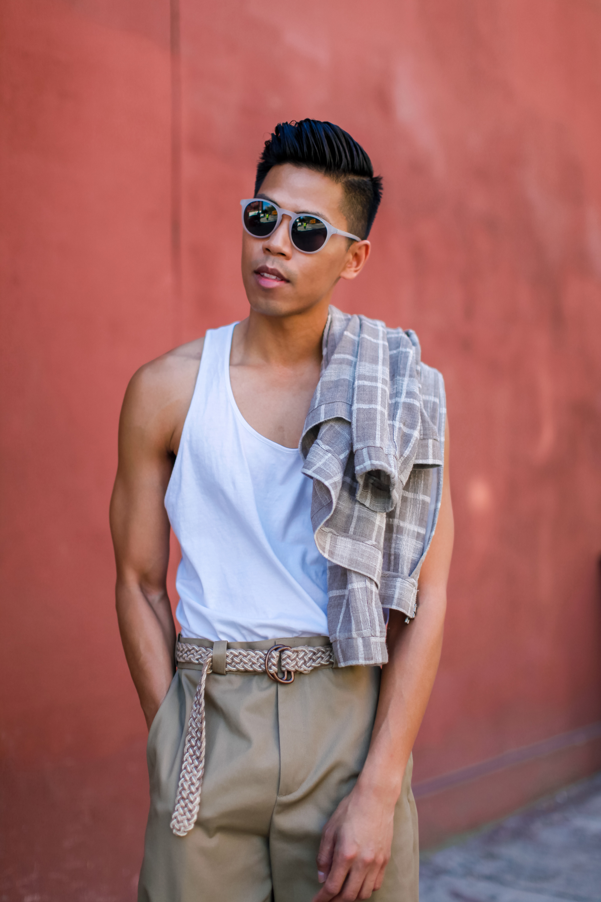 mens high waisted pants trend street style