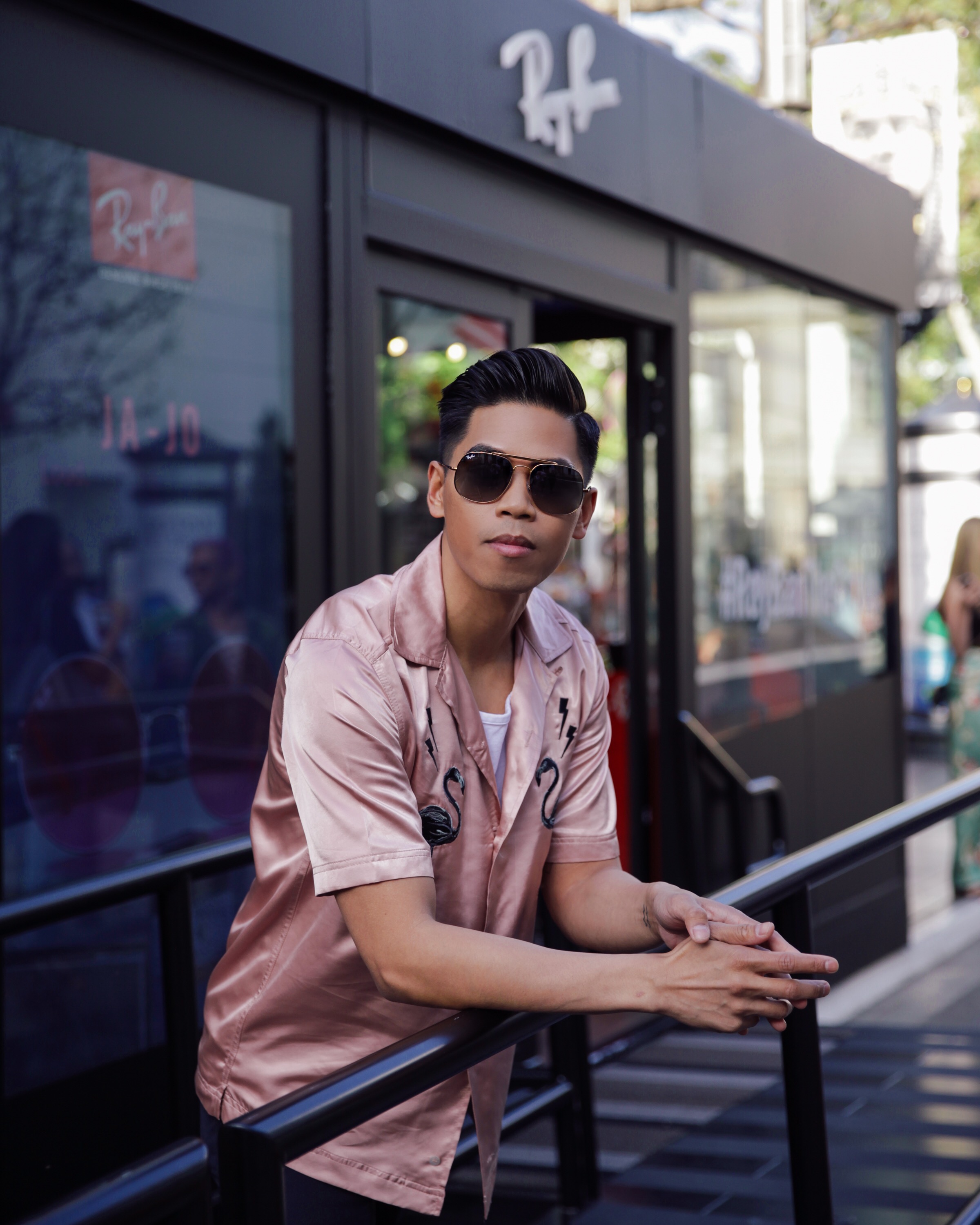 rayban the general street style blogger