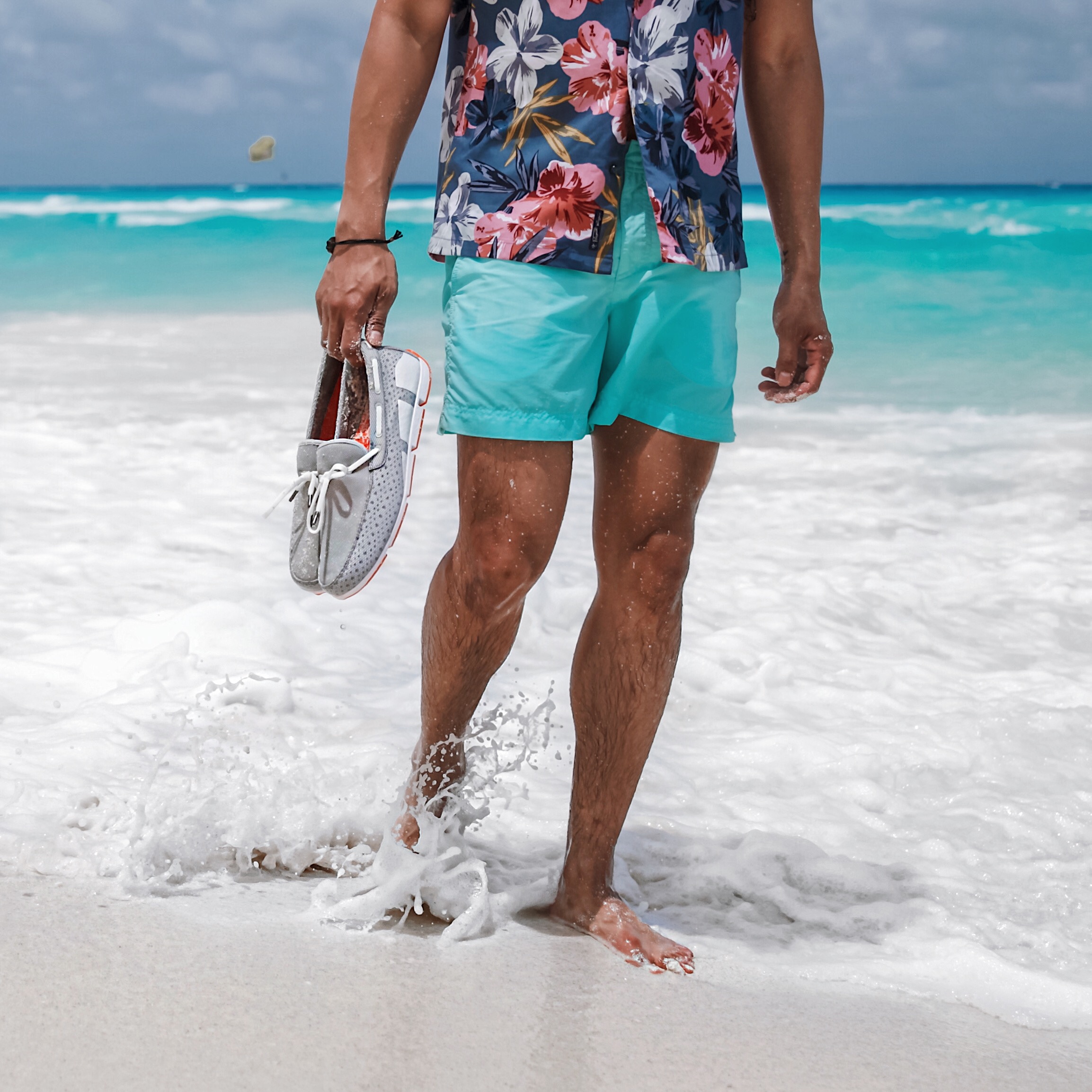 mens beach style outfit