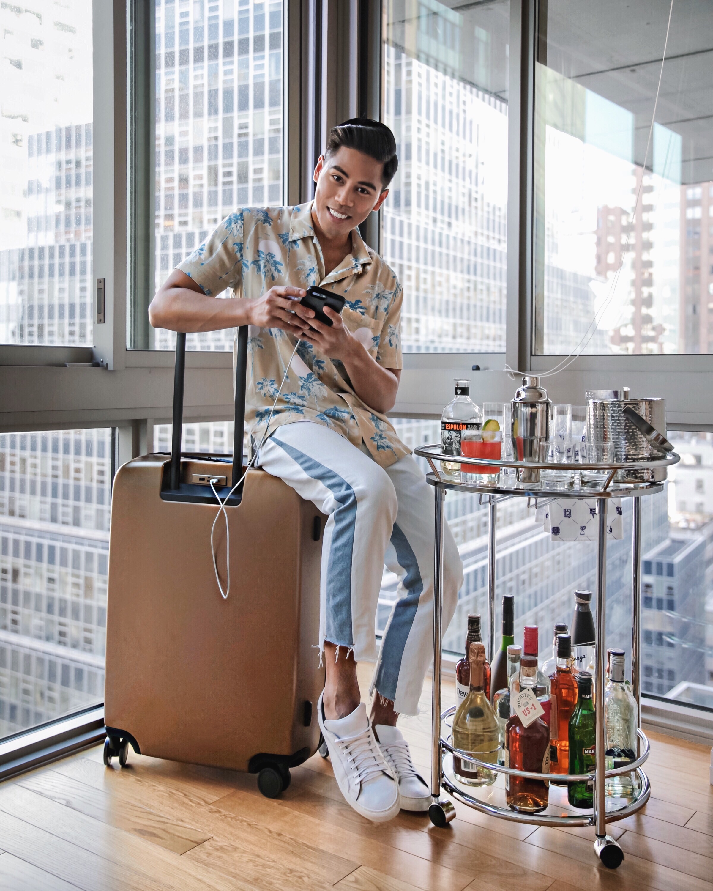 raden smart luggage pics blogger styled