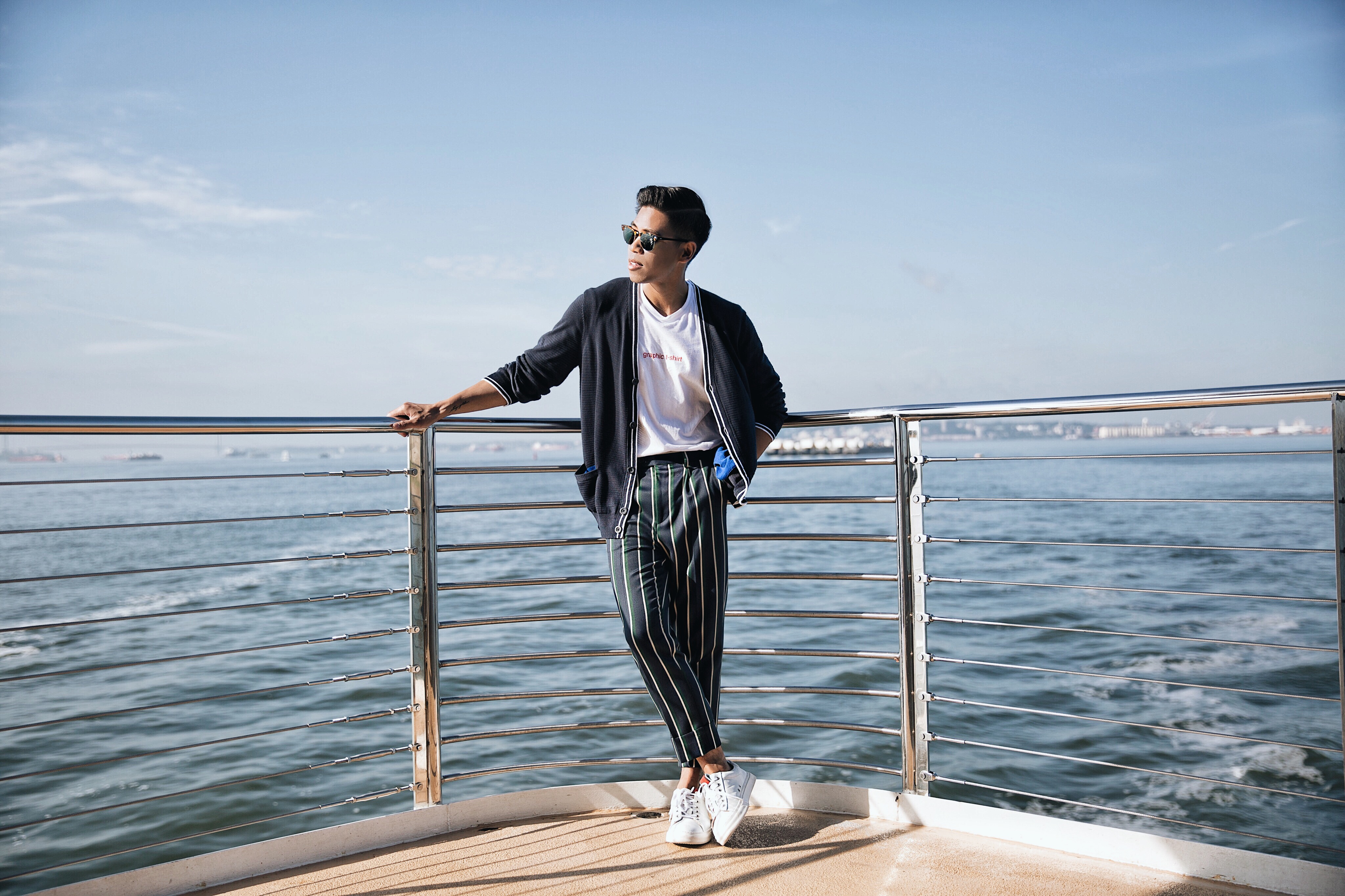 how to wear mens striped pants trousers