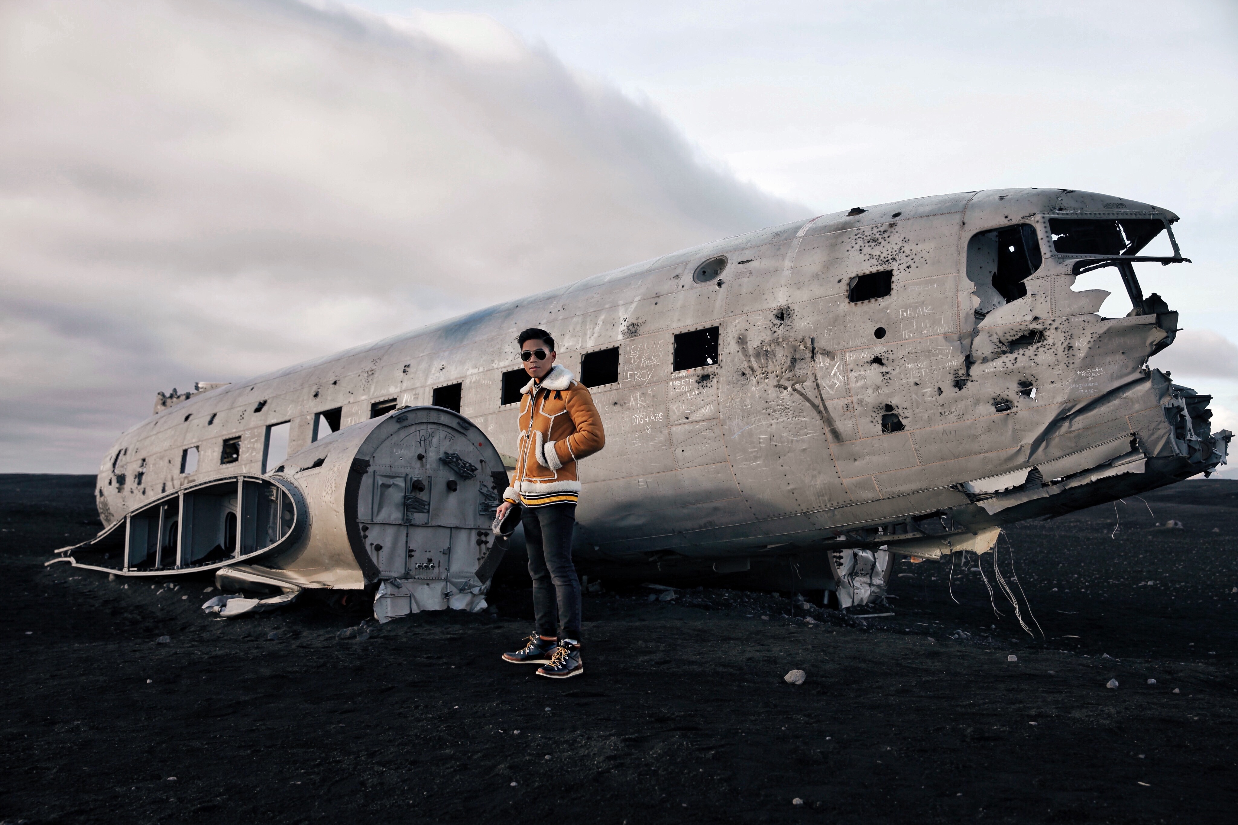 Iceland plane wreck site and photos best Instagram spots in Iceland